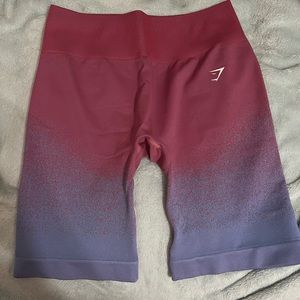 Gymshark shorts, pink and purple, size large, perfect condition never worn
